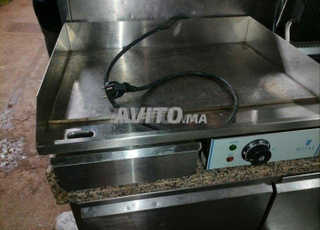 plancha en inox électrique 
