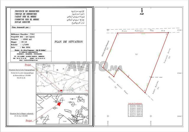 Ter titre agr 12500m2 Berrechid