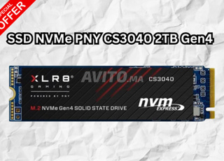  SSD NVMe PNY CS3040 2TB Gen4  PS5 & PC Gaming