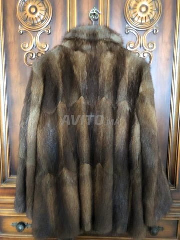 manteau vrai fourrure 