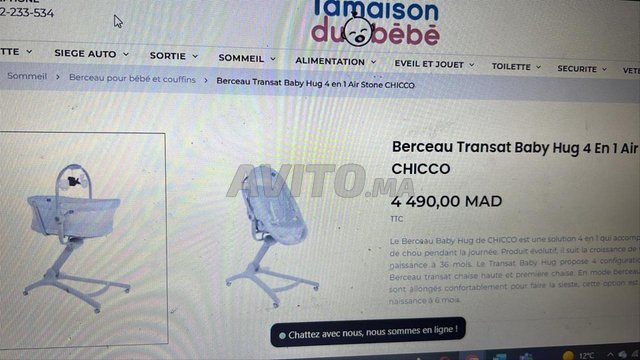 berceau baby hug de Chicco 