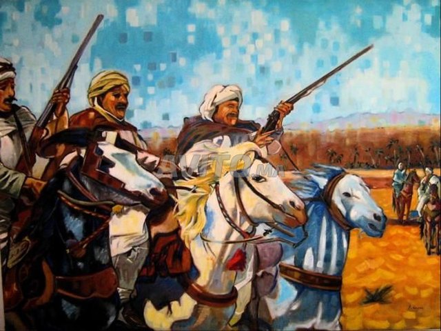Le tableau en peinture à l'huile
