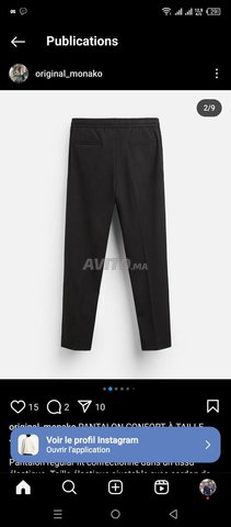 Pantalon Zara homme original 