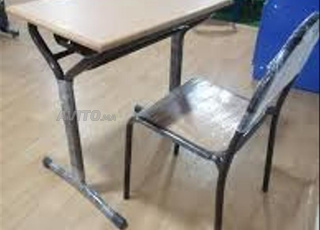 Table étudiant  prix d'usine  \ chaise semi métall