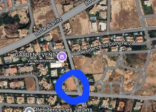 terrain villa a vendre en face de morocco mall