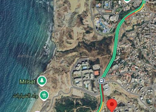 Terrain de villa 3 façades vue mer  lotis 11000 dh