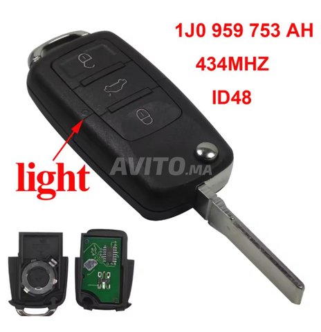 Clé télécommande Golf456PassatJettaPoloTiguanToura