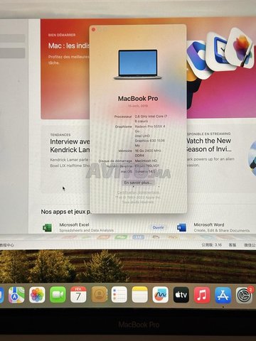 macbook pro 2015 15 pouces i7 256 12 15 pouces