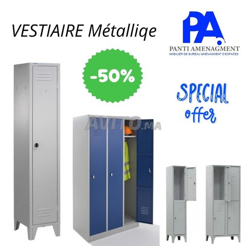 Vestiaire métallique 4 portes 2\3\4\5\6\7\8