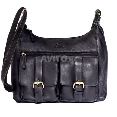 Sac à main cuir véritable bandoulière.