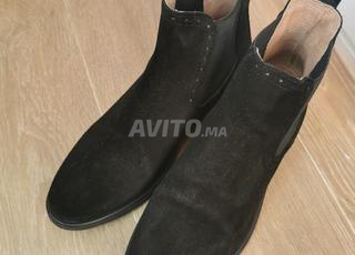 bottines en daim 