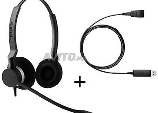 Casque Jabra BIZ 2300 Duo avec Jabra Link 230