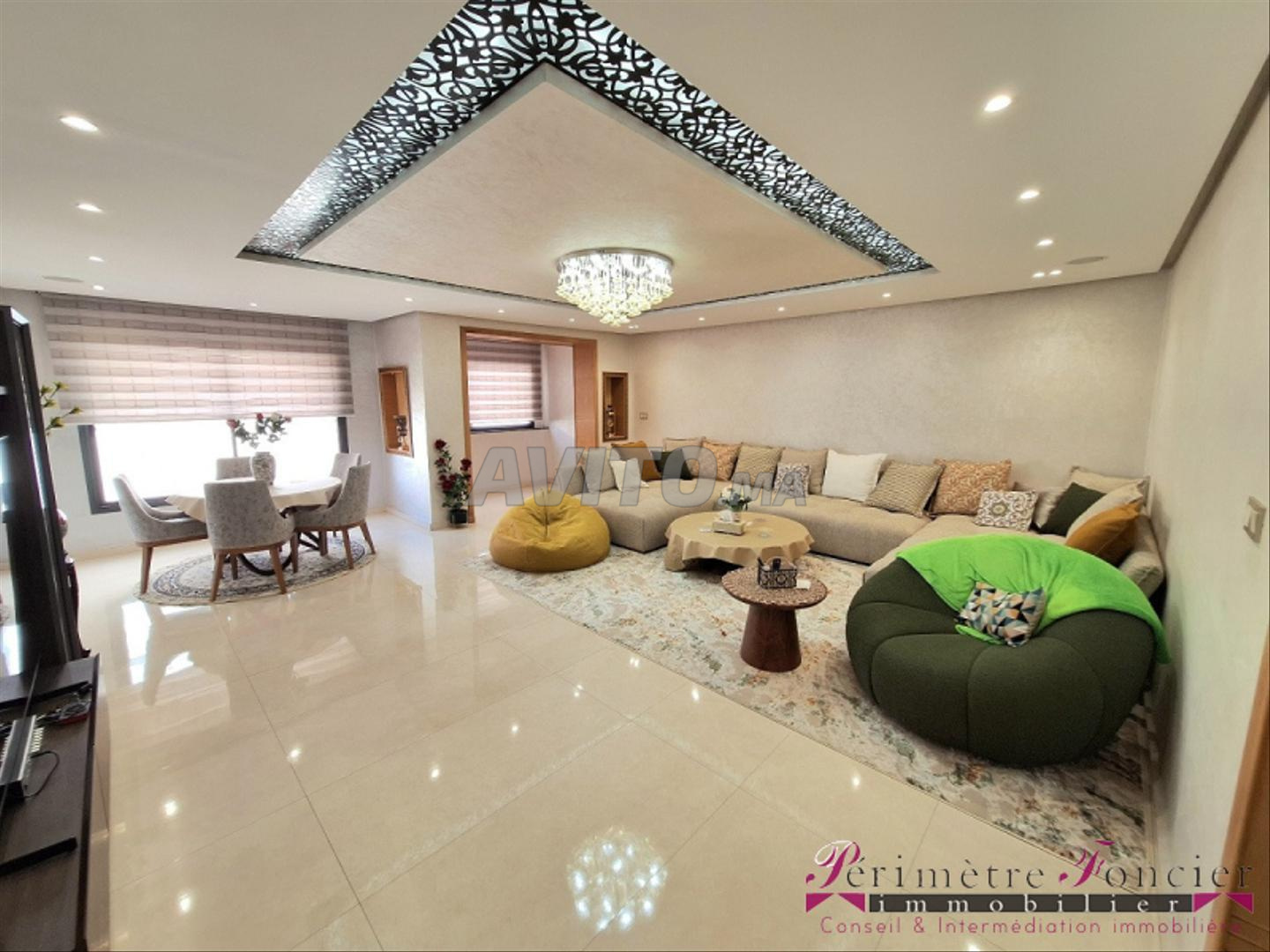 MAARIF PRES TWIN BEL APPARTEMENT A VENDRE 150 m²