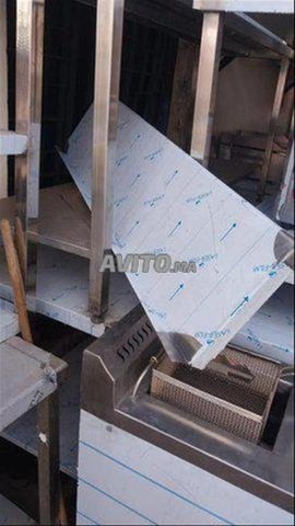 étagère sur mesure en inox professionnel 
