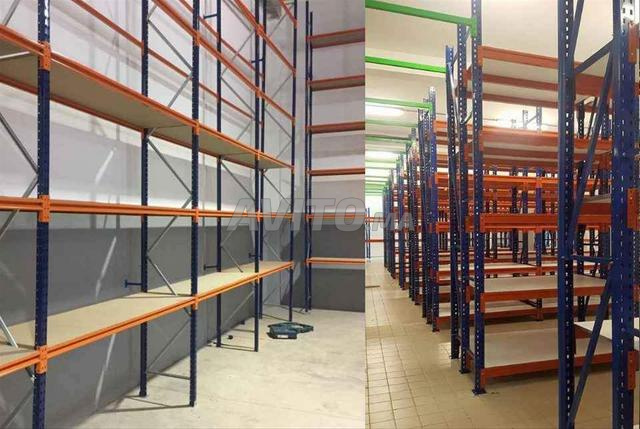 RAYONNAGE MI LOURD EN EPOXY JUSQUA 500 KG 