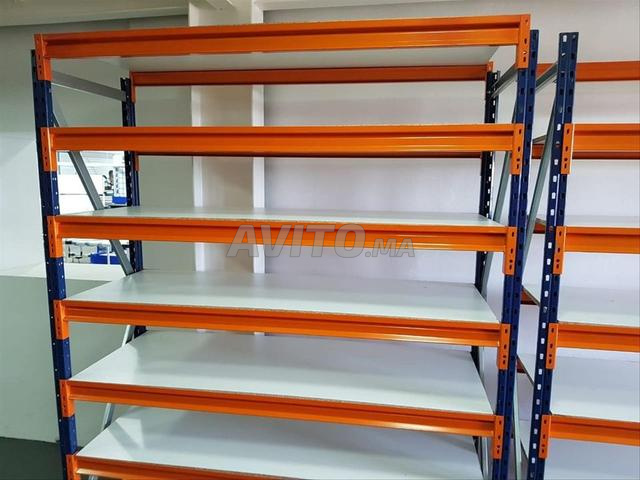 RAYONNAGE MI LOURD EN EPOXY JUSQUA 500 KG  - 2