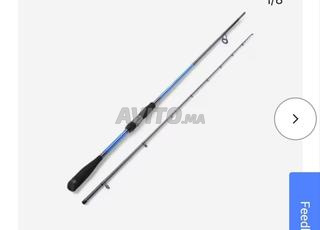 wader et canne de pêche 