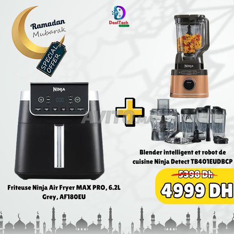 Pack Ninja Air Fryer MAX PRO 6,2L & Blender Robot 