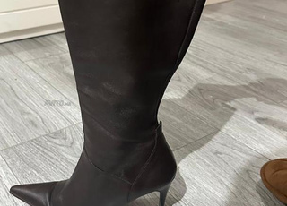 botte pointu en vrai cuir armel