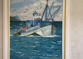 sortie de bateau pour la pêche 