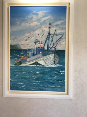 sortie de bateau pour la pêche 