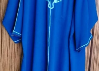 djellaba couleur bleu roi
