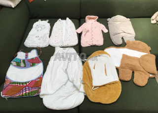 Combinaison d'hiver, gigoteuses et nid d'ange