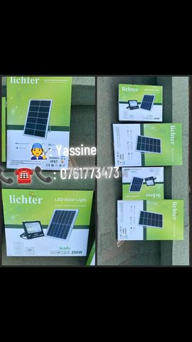 projecteur solaire 200w