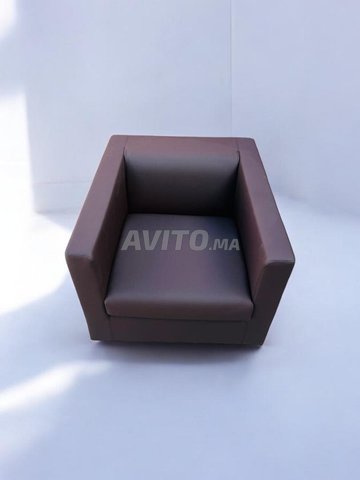 🚨Fauteuil club Via Della Spiga cuir Marron