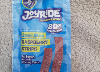joyride | sour blue raspberry strips