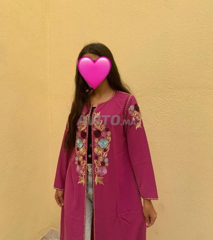 kimono in Pink / beige/ orange/ yellow 