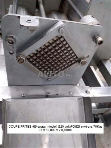 matériel complet pour faire des frites sous vide