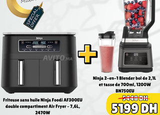 Pack Ninja Foodi AF300EU (7,6L) & Blender BN750EU
