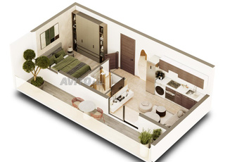 Appartement à vendre 26 m² à Marrakech