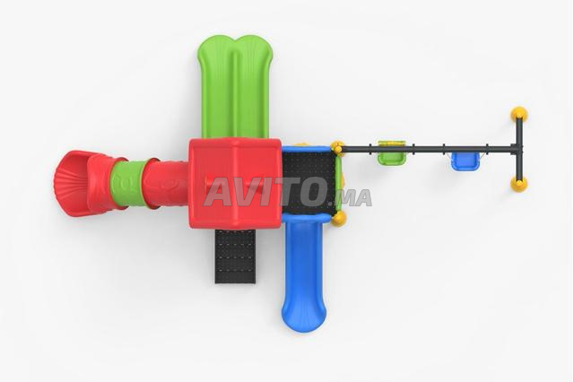 هيكل AJ501 مع 3 زلاجات وأرجوحة