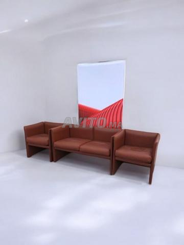 طقم كراسي Cassina Italy جلد 4 مقاعد