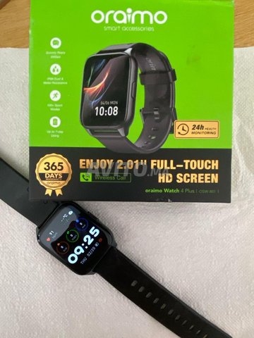 ORAIMO WATCH 4 PLUS et 2 BRACELETS D'ORIGINE