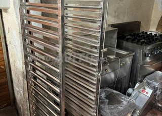 chariot patisserie inox 