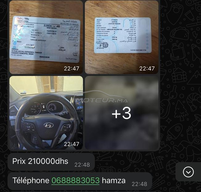 Hyundai XG Diesel Automatique 2018 à Tanger