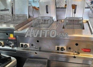 friteuse posable double gaz 