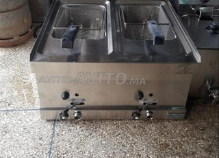 friteuse posable double gaz 