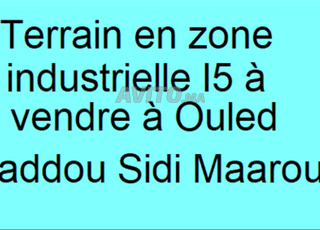 Terrain industriel à vendre à Sidi Maarouf