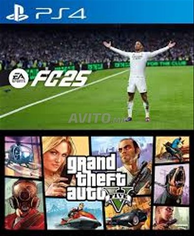fc25 et 250k coins et UT et 6mois ps plus et GTA5