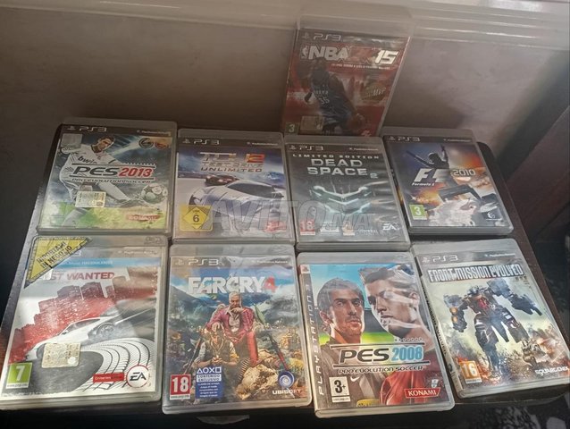 lot for sale games ps3 kolchi khdam et complet 