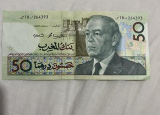 Ancien billet marocain à vendre 