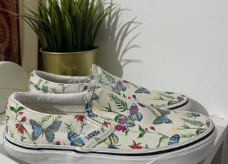 Basket Vans authentique fleuri 