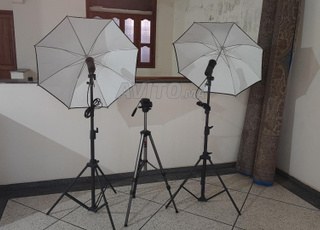 trépied plus éclairage studio
