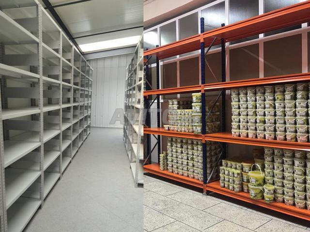 les étagères de stockage métallique en époxy 