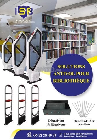 Antivol pour bibliothèque