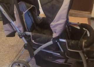 عربة أطفال لطفلين  poussette double places 